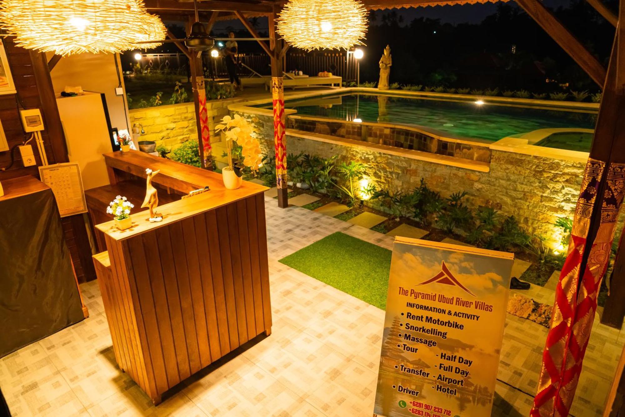 The Pyramid Ubud River Villas Payangan Extérieur photo