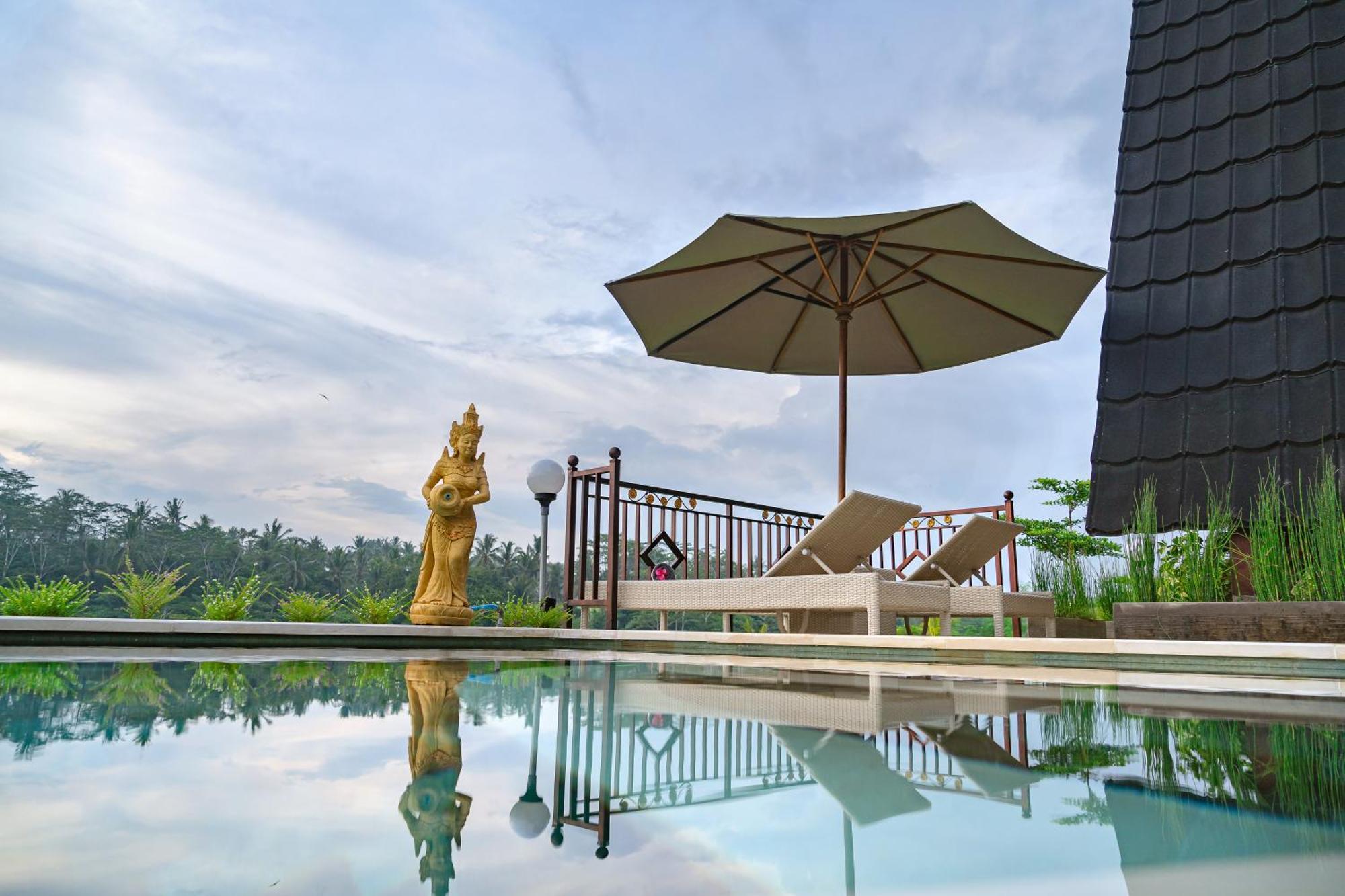 The Pyramid Ubud River Villas Payangan Extérieur photo