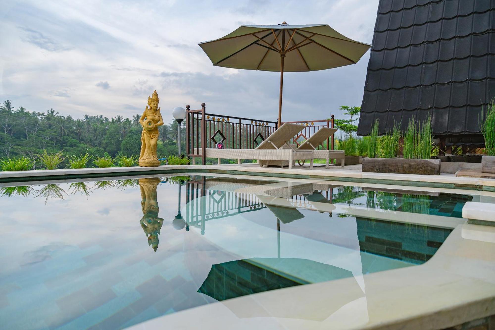 The Pyramid Ubud River Villas Payangan Extérieur photo