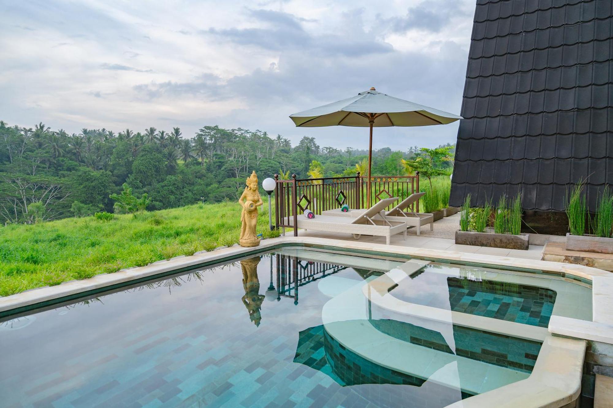 The Pyramid Ubud River Villas Payangan Extérieur photo