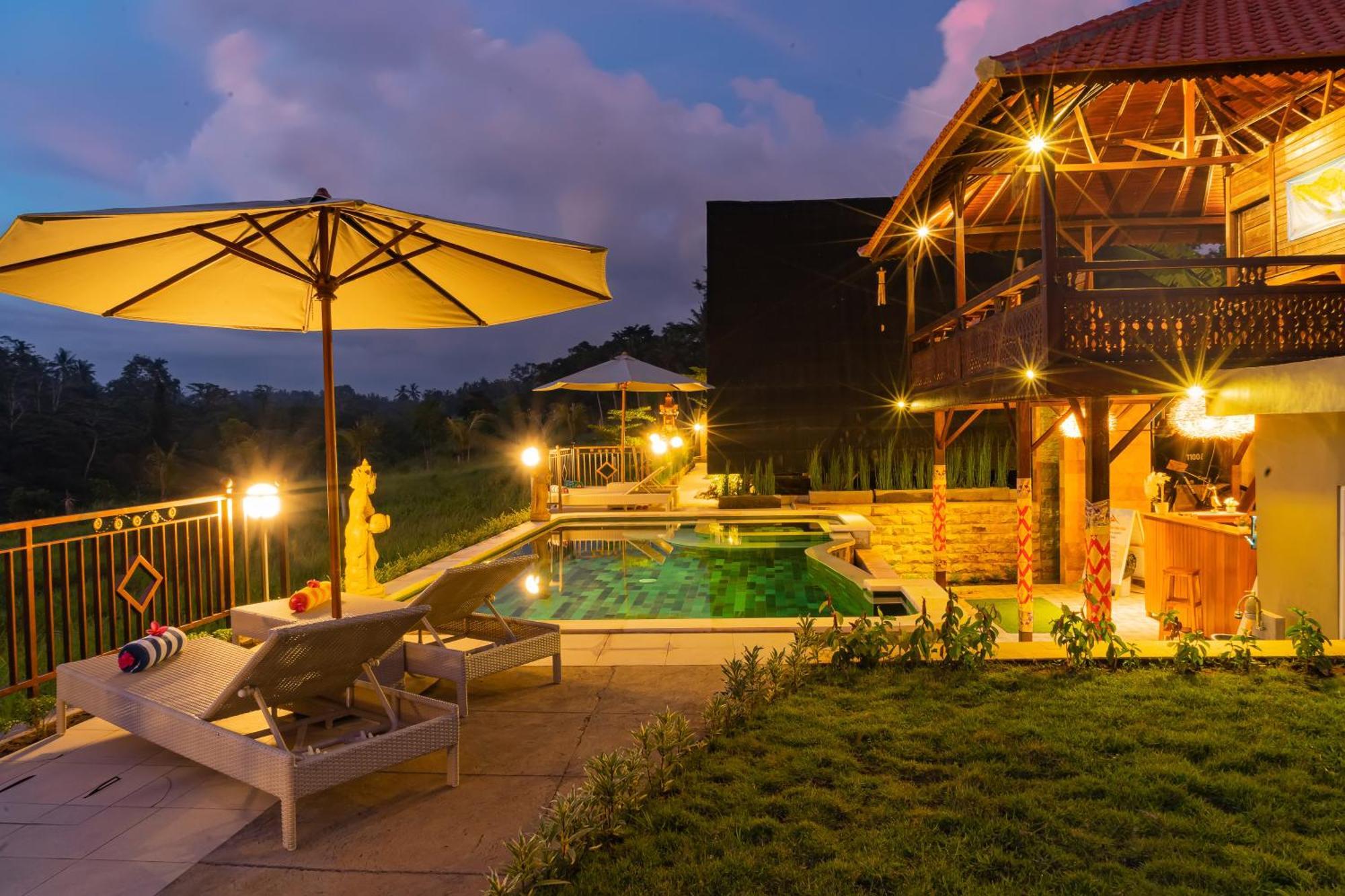 The Pyramid Ubud River Villas Payangan Extérieur photo