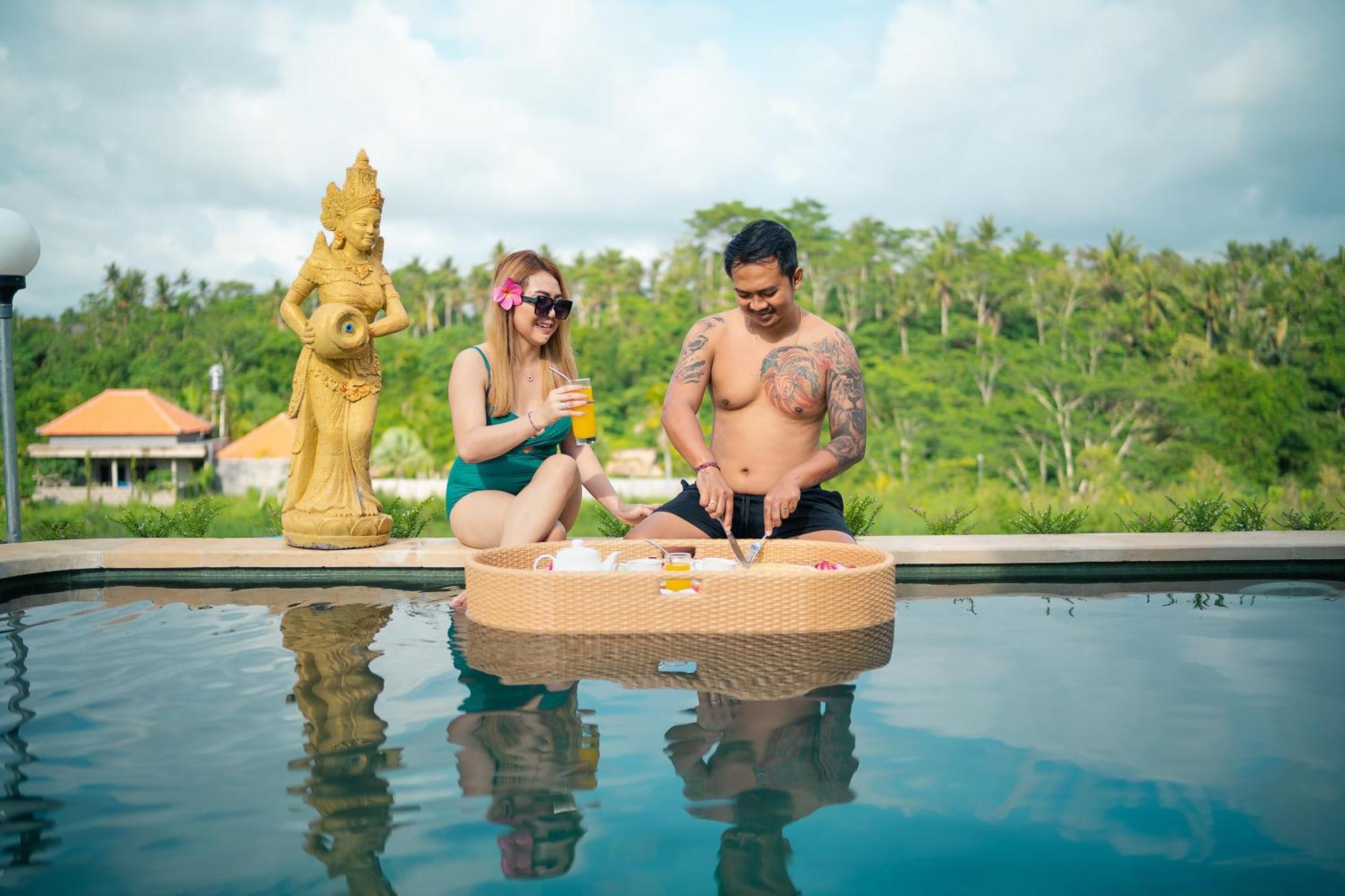 The Pyramid Ubud River Villas Payangan Extérieur photo