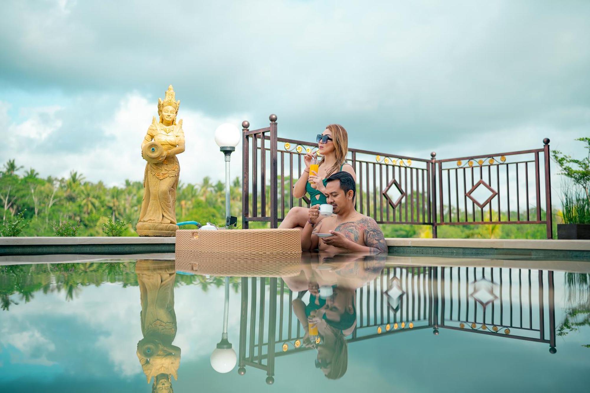 The Pyramid Ubud River Villas Payangan Extérieur photo