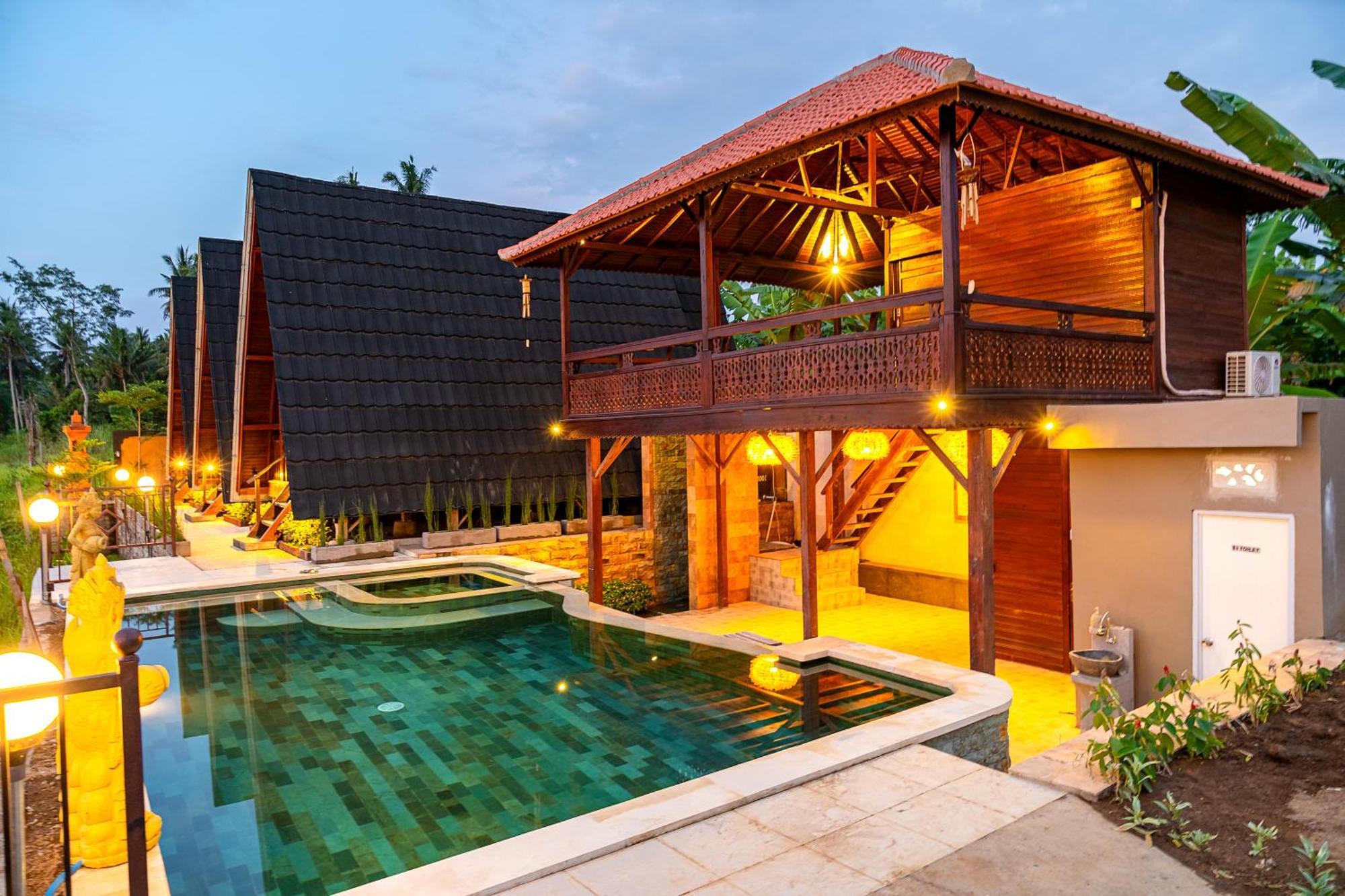 The Pyramid Ubud River Villas Payangan Extérieur photo