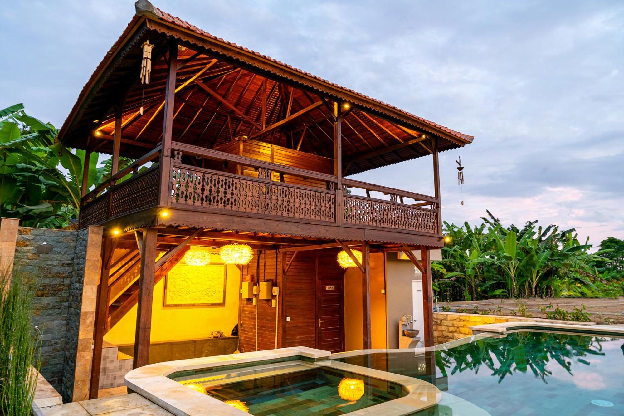 The Pyramid Ubud River Villas Payangan Extérieur photo