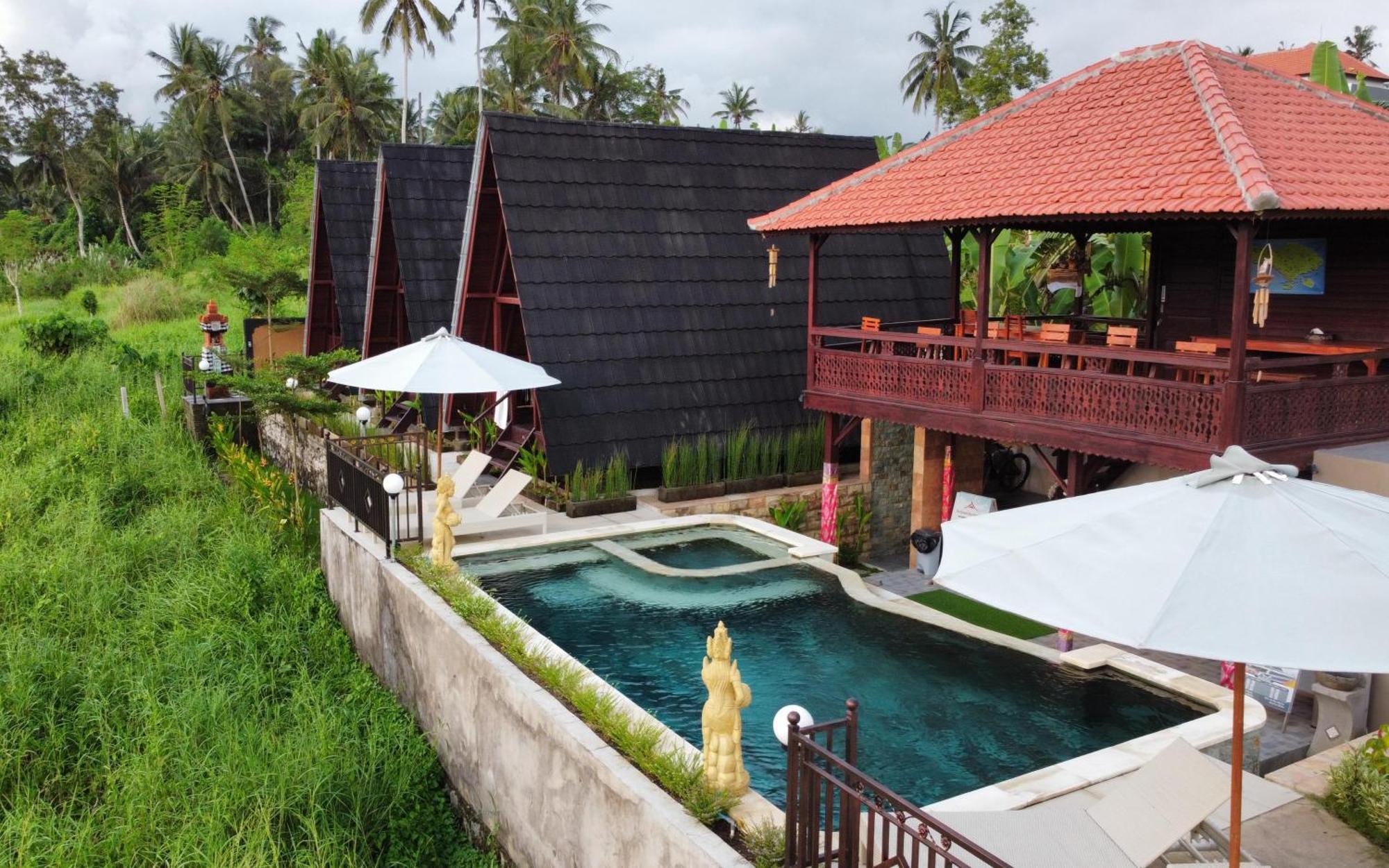 The Pyramid Ubud River Villas Payangan Extérieur photo